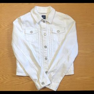 White jean jacket